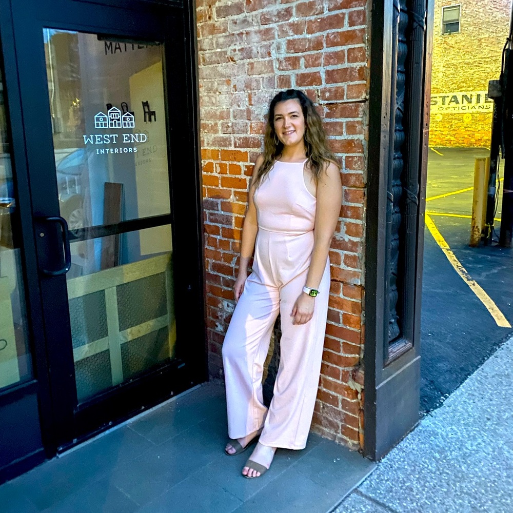 Sexy Pink Jumpsuit